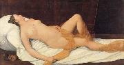 LICINIO, Bernardino Reclining Female Nude Norge oil painting reproduction